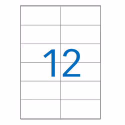 APLI 118998, Blanc, Laser/a jet d'encre, Permanent, Mat, Rectangle, Forest Stewardship Council (FSC)