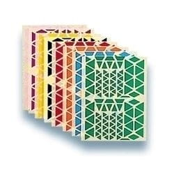 Agipa Playshapes labels. Triangles. 1200 pcs. étiquette auto-collante Multicolore 1200 pièce(s)
