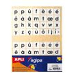 Agipa Alphabet - 5 pcs lettre et chiffre autocollants
