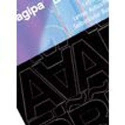 Agipa 122021 lettre et chiffre autocollants Noir Numéro, symbole