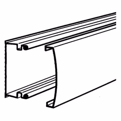 Vendu au mètre, en longueurs de 2 mètres Moulure Keva 1 compartiment 22x12mm livrée avec couvercle blanc Artic