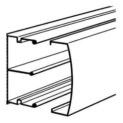 Planet Wattohm - Moulure Keva 2 compartiments 50x15mm et longueur 2m livrée avec couvercle blanc Artic (11560)