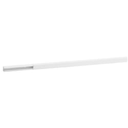 Goulotte auto-adhésive 1 compartiment - Viadis - Planet wattohm - PVC - Blanc - 16 x 16 mm