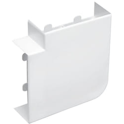 Planet Wattohm - angle plat - logix - 130 x 50 - blanc artic 48009