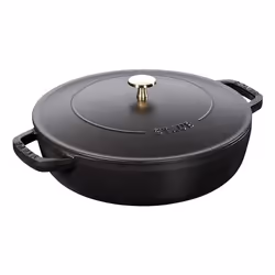 Staub 40511-472, 3,7 L, Noir, Fonte, émail, Fonte, 260 °C