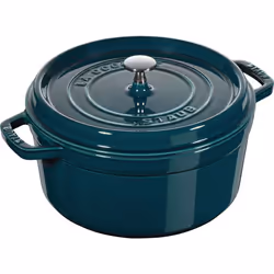 STAUB - Cocotte Ronde en Fonte 28 cm Blue La Mer