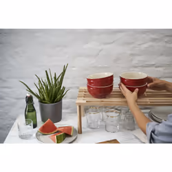 Staub Ceramique Ensemble de bols 0,7 L Rond Vitrocéramique Rouge 4 pièce(s)