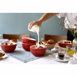 Staub Ceramique Ensemble de bols 0,7 L Rond Vitrocéramique Rouge 4 pièce(s)