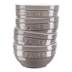 Staub Ceramique Ensemble de bols 0,4 L Rond Vitrocéramique Gris 4 pièce(s)