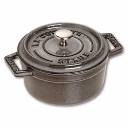 Staub Minis, Poêle unique, Gris, Fonte, 0,25 L, 10 cm, 700 g