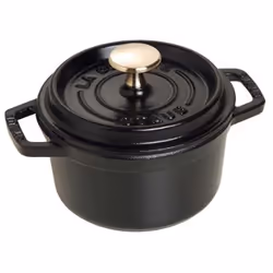 Staub Cocotte, Poêle unique, Noir, Fonte, 0,8 L, 1 pièce(s), 14 cm