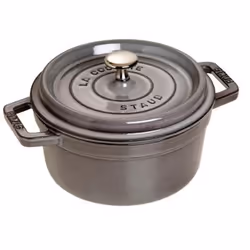 Staub Cocotte, Gris, Fonte, 18 cm, 2,7 kg