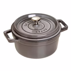 Staub Cocotte, Gris, Fonte, 20 cm, 3,4 kg