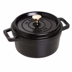 Staub Cocotte, Noir, Fonte, 20 cm, 3,4 kg