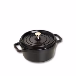 Staub Cocotte, Noir, Fonte, 22 cm, 4,1 kg