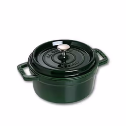 Staub Cocotte, Poêle unique, Vert, Fonte, 2,6 L, 1 pièce(s), 22 cm