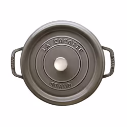 Staub Cocotte 3,8 L Rond Fonte Plat à cuisson