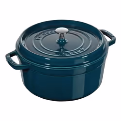 STAUB - Cocotte Ronde en Fonte 26 cm Blue La Mer