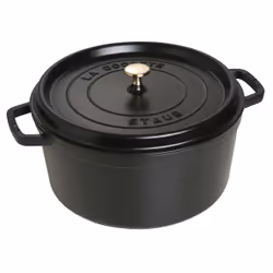 Staub 40509-863-0, 8,35 L, Noir, Fonte, émail, France, 30 cm
