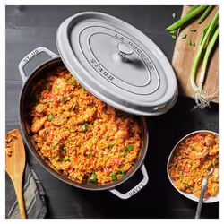 Staub La Cocotte 5,5 L Ovale Fonte Plat à cuisson - Vue supplémentaire 7
