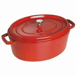 Staub 40509-872-0, 6,7 L, Rouge, Fonte, émail, France, 33 cm