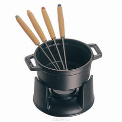 Staub Mini fondue set 0,25 L Noir 4 personne(s)