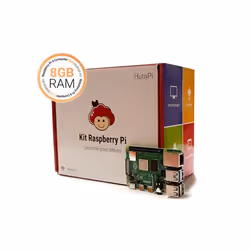 Kit de démarrage officiel Raspberry Pi 4 8GB - RASPBERRY PI - HDMI USB Ethernet - DDR4 SDRAM - Serial ATA-600