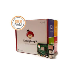 Kit de démarrage officiel Raspberry Pi 4 8GB - RASPBERRY PI - HDMI USB Ethernet - DDR4 SDRAM - Serial ATA-600