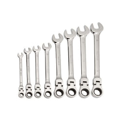 Jeu de 8 Clés mixtes à cliquet articulé SAM - 50CTJ8