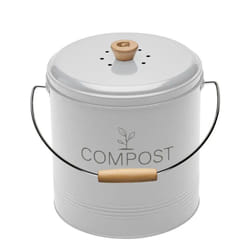 Guillouard - Seau à compost rond 4.5l blanc 040606