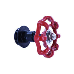 Sans Marque - Support de barre de penderie D25 mm rond rouge