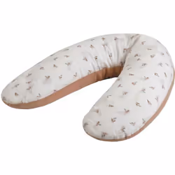 Tineo Coussin d'Allaitement Blanc/Rose