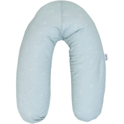 Coussin de maternité - TINEO - Jersey de coton - Vert deau / Étoiles