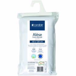 Protège Matelas Bébé 60x120 - Alèse Bébé - Silencieux - Imperméable - Absorbant - Oeko Tex® - Made In Europe - 60x120cm Blanc