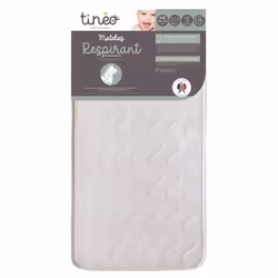 Matelas Tissu TINEO 60x120 - 10 cm - Respirant