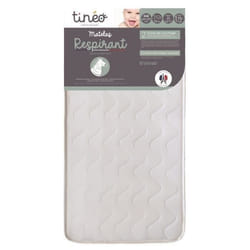 Matelas Tissu TINEO 60x120 - 10 cm - Respirant