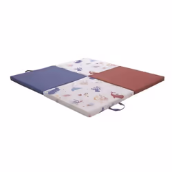 Tapis Malin Trésors de locéan 3 en 1 - Evolutif - Déhoussable - 120x120x5 cm