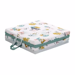 Un tapis d'éveil évolutif multifonction 3en1 1. Non plié, il offre un véritable tapis de jeu (120cm*120cm) 2. Plié en 2, il d ...