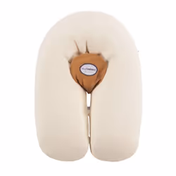 CANDIDE - Coussin Grossesse Allaitement Maternité 3en1 Multirelax Coton Bio GOTS Transat 3-9kg Déhoussable (Beige)