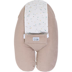 Coussin de maternité 3-en-1 - TINEO - MULTIRELAX - Tissu éponge - Noisette / Pois