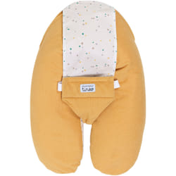 Coussin de maternité 3-en-1 - TINEO - MULTIRELAX - Tissu éponge - Jaune / Pois