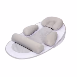 Cocon De Sommeil Bébé TINEO - Cale Bébé - Plan Incliné 10° - Évolutif - Ajustable - Amovible - 0-3 mois - Cale Tête Bébé - 58 ...