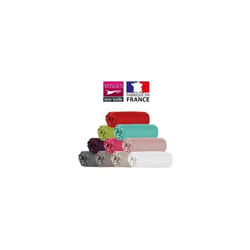 Drap housse - 80 x 190 cm - 100% coton - Blanc - Marque NO NAME