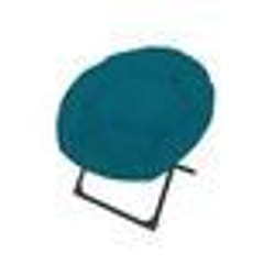 Fauteuil - MOON - Chaise Moon - Acier Bleu Miami - Confortable - Résistant - Blanc