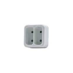Nom du produit : Biplite Nombre de prises : 2 Couleur : Blanc Type de protection : Produit sans protection Type de pose : A p ...