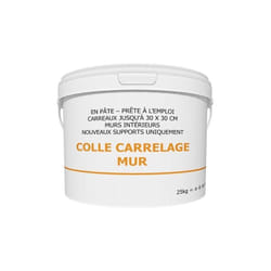 Sans Marque - Colle en pate, interieur, blanc, 25KG