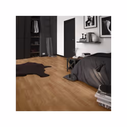 Longueur (en cm) : 129.2 Epaisseur totale (en mm) : 6 Largeur (en cm) : 19.3 Couleur : Marron Finition du produit : Lisse Asp ...
