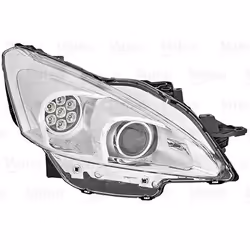 Phares; VALEO; ORIGINAL PART; gauche pour circulation à droite; pour PEUGEOT; 1613966580