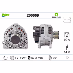 Alternateur VALEO 200009