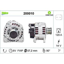 Alternateur VALEO 200010